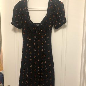 Urban Outfitters Black Floral Dress